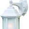 Homeroots XL White Frosted Glass Swing Arm Wall Light 399220 - alternate 4