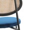 Leisuremod Euston Wicker Bar Stool with Black Steel Frame, Navy Blue EC29NBU - alternate 8