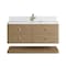 James Martin Vanities Allamari 48" Single Vanity, Dune Mist w/ Single Hole 3 CM White Zeus Silestone Top D640-V48-DMS-3WZ - alternate 7
