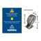 Vestil 8"X2" SEMI-STEEL CASTER KIT 4800 lb CAP, PK4 D-CK4-SC8-2 - alternate 3