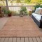 Homeroots 8' X 10' Coral And Copper Oriental Washable Indoor Outdoor Area Rug 631146 - alternate 6