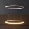 Jonathan Y Brice 23.75" Modern Contemporary Metal Round Dimmable Integrated LED Pendant, Beige JYL7203H - alternate 12