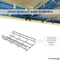 Kable Kontrol Wire Mesh Cable Tray - 8 in W x 6 in D x 5 ft L, Electro-Zinc Plated Steel - Chrome Finish, 40PK KK-8X6X5-EZ-40 - alternate 6