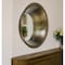 Homeroots 21" Brass Round Metal Framed Accent Mirror 489205 - alternate 5