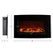 Northwest 36-Inch Wall Mounted Electric Fireplace Curved Glass Heater with Removable Stand 80-WSG032 - alternate 11