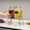 Basicwise 2-Pcs Glass Drink Dispenser Set with Metal Stand, Stainless Steel Spigots and Chalkboard Signs - QI004713.CHK - alternate 6