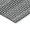 Homeroots 9' X 12' Gray And Silver Striped Washable Indoor Outdoor Area Rug 610598 - alternate 9