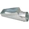 Imperial Register Boot 12in H X 6in W Silver Galvanized Steel Silver GV0662-C - alternate 2