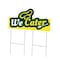 Signmission We Cater Die Cut Yard Sign & Stake outdoor plastic coroplast window, C-DC-2436-DS-We Cater19 C-DC-2436-DS-We Cater19 - alternate 1