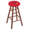 Holland Bar Stool Co Oak Counter Stool, Medium Finish, Illinois State Seat RC24OSMed - alternate 1