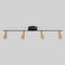 Vidalite Shura Black & Brass 4-Light Track Light with Rotatable Heads, Integrated LED, 3000k, 2240 Lmn CE1008573 - alternate 5