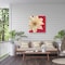 Trademark Fine Art Outdoor Canvas Art - Danhui Nai 'Contemporary Clematis' Wall Art for Patios, or Gardens WAP33542-OC1818WR - alternate 6