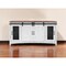 Homeroots 68" White Solid Wood Cabinet Enclosed Storage Distressed TV Stand 528704 - alternate 1