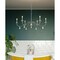 Z-Lite Toussant  Brushed Nickel 6 Light Chandelier 6103-45BN - alternate 5