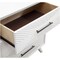 Homeroots 26" Solid Wood and Wood Two Drawer Nightstand 399253 - alternate 5