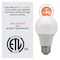 Newhouse Lighting 60 Watt Equivalent 2700K 800-Lumen A19, E26 Base, Dimmable LED Light Bulb, Ideal Light for Bedroom E26A19-60WD - alternate 7