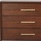 Homeroots 36" Brown Solid Wood Three Drawer Dresser 524123 - alternate 13
