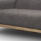 Homeroots 90" Gray Fabric Sofa With Brown Legs 607331 - alternate 4