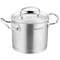 Korkmaz Proline Professional Series 14.5 L Stainless Steel Extra Deep Casserole with Lid in Silver A1167 - alternate 1