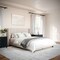 Martha Stewart Kay Queen Upholstered Platform Bed w/Channel Stitched Wingback Headboard/Cushioned Siderails, Beige TW-3WDB03B-Q-BG-MS - alternate 6