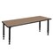 Regency Kee Height Adjustable Classroom Activity Table, 60 in W, 24 in L, Noble Oak MT6024NOAPBK - alternate 5