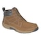 Orthofeet Ryder, Mens Boot -Lace/Zipper, Brown, Size 9 486 - alternate 1