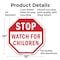 Signmission Stop Watch For Children, 10 Inch X 10 Inch, Aluminum Metal Signs OC-A-10-36 - alternate 6