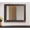 Homeroots 33" Brown and Gold Wood Framed Accent Mirror 510890 - alternate 6