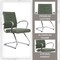 Leisuremod Benmar Modern Office Chair with Faux Leather Sled Base Task Chair & Arms BGO19GL - alternate 7