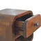 Homeroots 8" Dark Brown Solid Wood Square One Drawer Nightstand 651548 - alternate 16