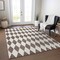 Homeroots 8' X 10' Brown Geometric Washable Indoor Outdoor Area Rug 577022 - alternate 6