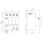 Siemens surge arrester UL type 1 4-pole 5SD7414-1KU02 - alternate 4
