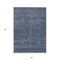 Homeroots 5' X 8' Navy Blue And Ivory Geometric Washable Indoor Outdoor Area Rug 605591 - alternate 7