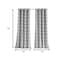 Homeroots 84" Gray Trellis Black Out Window Curtain Panel 473332 - alternate 4