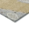Homeroots 9' X 12' Gold Gray And Ivory Oriental Washable Indoor Outdoor Area Rug 598410 - alternate 8