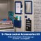 Lockermate 6-Piece Locker Organizer Kit, Mirror, Whiteboard, Storage Cup & Dry Erase Marker, Navy 5096-NVY - alternate 5
