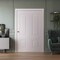 Sartodoors Sliding Closet Bi-fold Doors 84 x 80 inches, BASIC 9772 White, Sturdy Tracks Moldings Trims Hardwa BASIC9772BF-SKIN-84 - alternate 4