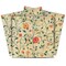 Homeroots 7" x 7" Blue Orange And Green Vinyl Arabesque Peel And Stick Removable Tiles 572068 - alternate 1