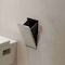 Hansgrohe XtraStoris Rock Recessed Trash Bin with Shelf & Tileable Door in Brushed Stainless Steel 56063800 - alternate 4