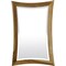 Homeroots 35" Brown Abstract Wood Framed Bathroom Vanity Mirror 376660 - alternate 7