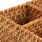 Martha Stewart 8 Inch Rattan Woven Four Section Flatware Caddy in Brown 76607.01 - alternate 5