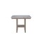 Homeroots 42" White and Natural Faux Marble and Wood Square Bar Table 564791 - alternate 4
