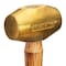 Abc Hammers 4 lb. Brass Hammer with 15" Wood Handle ABC4BW - alternate 4