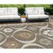 Homeroots 8' X 10' Brown Beige And Taupe Medallion Washable Indoor Outdoor Area Rug 589599 - alternate 1