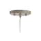 Jonathan Y Fontaine 6.25" Adjustable Greige Glass LED Pendant, Grey/Clear JYL3523A - alternate 10
