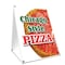 Signmission Chicago Style Pizza, 36 Inch x 24 Inch A-frame Yard Sign, Plastic Sign SBC-2436-Chicago Style Pizza - alternate 1