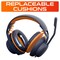Delton Ascent Replacement Ear Cushions for Kids Learning Computer Headset Headphones, Midnight Blue S35 - alternate 7