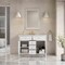 James Martin Vanities Bellshire 48" Single Vanity, Bright White w/ 3 CM White Zeus Silestone Top 660-V48-BW-3WZ - alternate 6