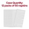 Smarty Had A Party Durable White Paper Dinner Napkins, 600PK 97000-WH-CASE - alternate 7