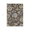 Homeroots 3' X 5' Chocolate Sky Blue And Artichoke Green Floral Washable Indoor Outdoor Area Rug 589458 - alternate 7